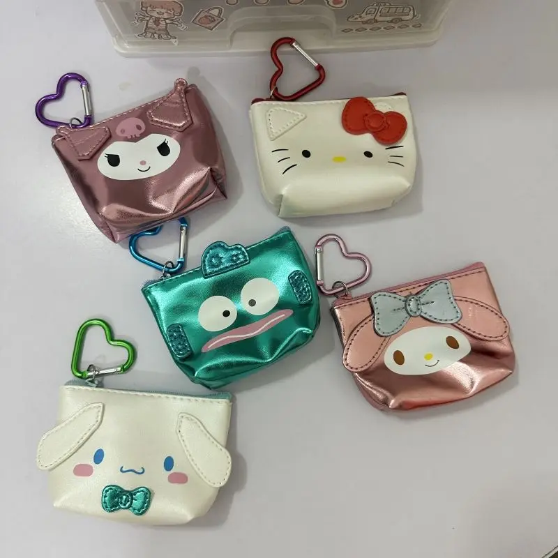 

Sanrio Kawaii Anime Hello Kitty Storage Bag Cute Sweet Cinnamoroll My Melody Cartoon Portable Change Purse Lovely Gifts Girls