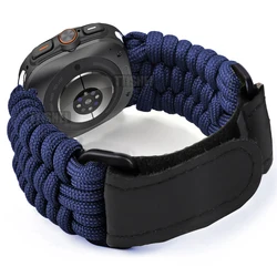For samsung galaxy watch ultra 47mm band nylon rope Handmade strap galaxy watch ultra 47mm LTE AI strap Outdoor nylon loop band