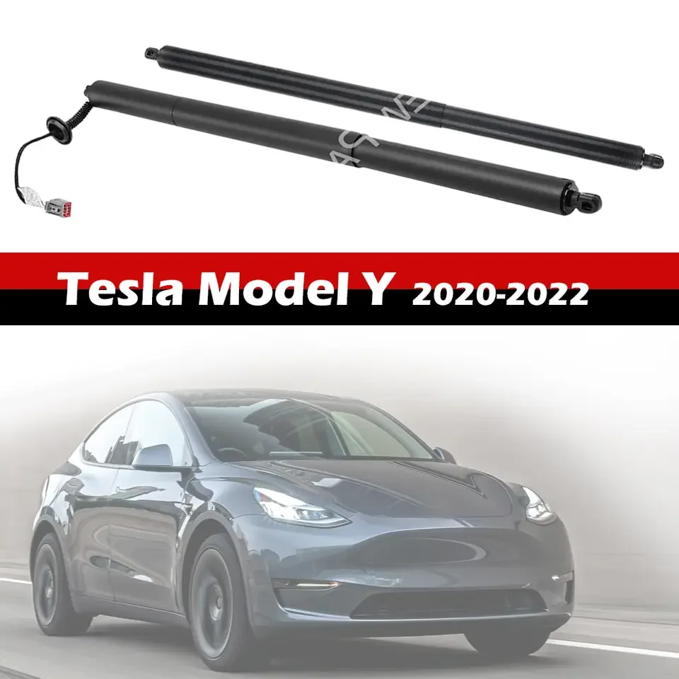 

2pcs 150060100A 150060200A Rear Right Electric + Rear Uncharged Tailgate Support Rod for Tesla Model Y 2020-2022