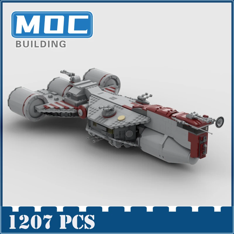 MOC Raum Serie Wars Die Konsularische-klasse cruiser Bausteine expert Collector Puzzle Ziegel Kit Spielzeug Geschenk