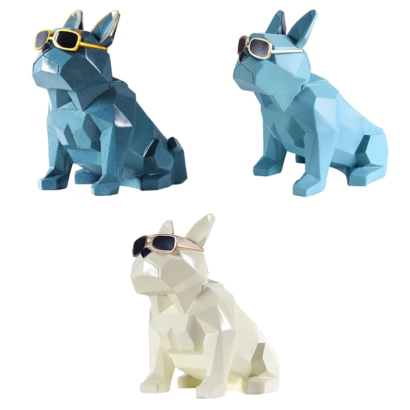 

Modern French Bulldog Wine Rack Stand Wine Holder Cabinet Home Decorations Creative Bottle Holder Display Ornaments CNIM Hot