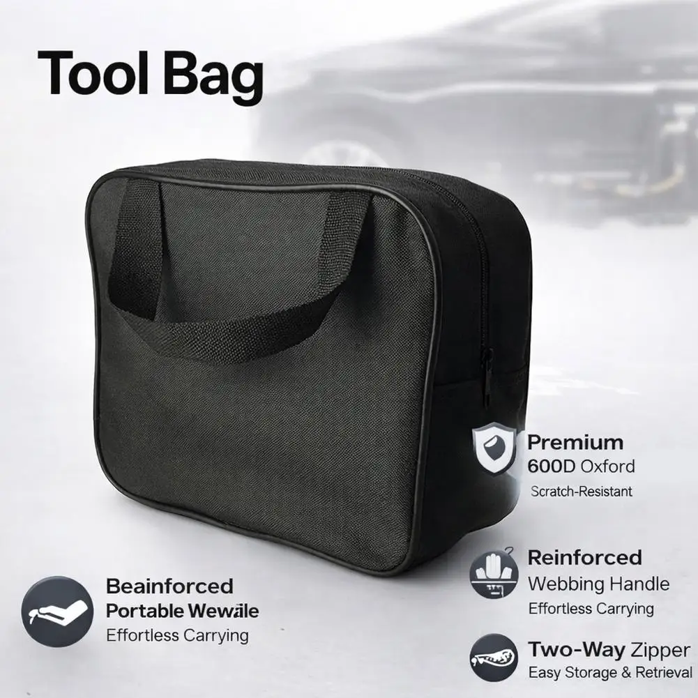 Tool Bag Power Oxford Cloth Handbag Portable Car Air Pump Electrician Hardware Storage Bag Tool