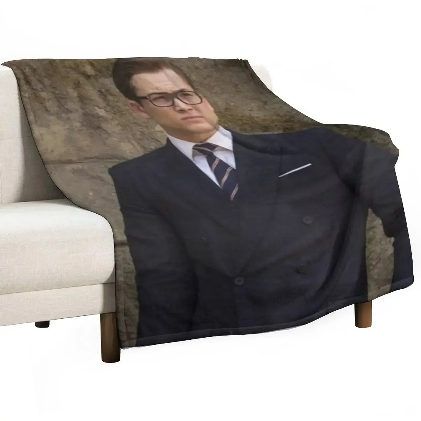 Manta The King's Man, manta para sofá, mantas decorativas de lujo para camas