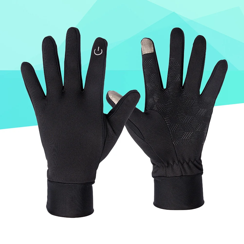 

Touch Screen Gloves for Cold Weather Windproof Warm Gloves for Outdoor Activities Cycling Camping Skiing Driving Black L