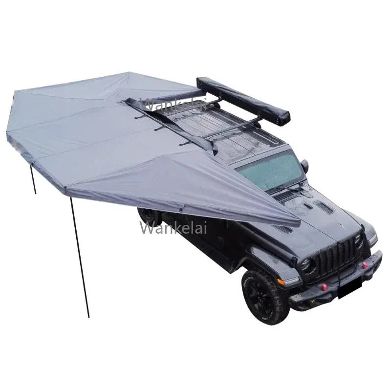 

Made in China 270 degree freestanding LED awning passenger side L-shape for Self-driving tour