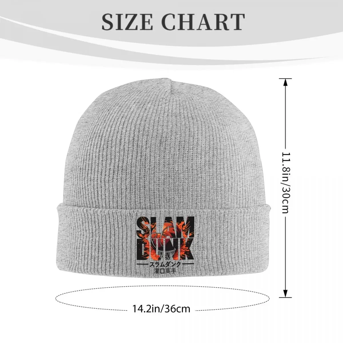 Slam Dunk Sport Knitted Hat Beanie Winter Hat Warm Fashion Sakuragi Hanamichi Basketball Caps Men Women