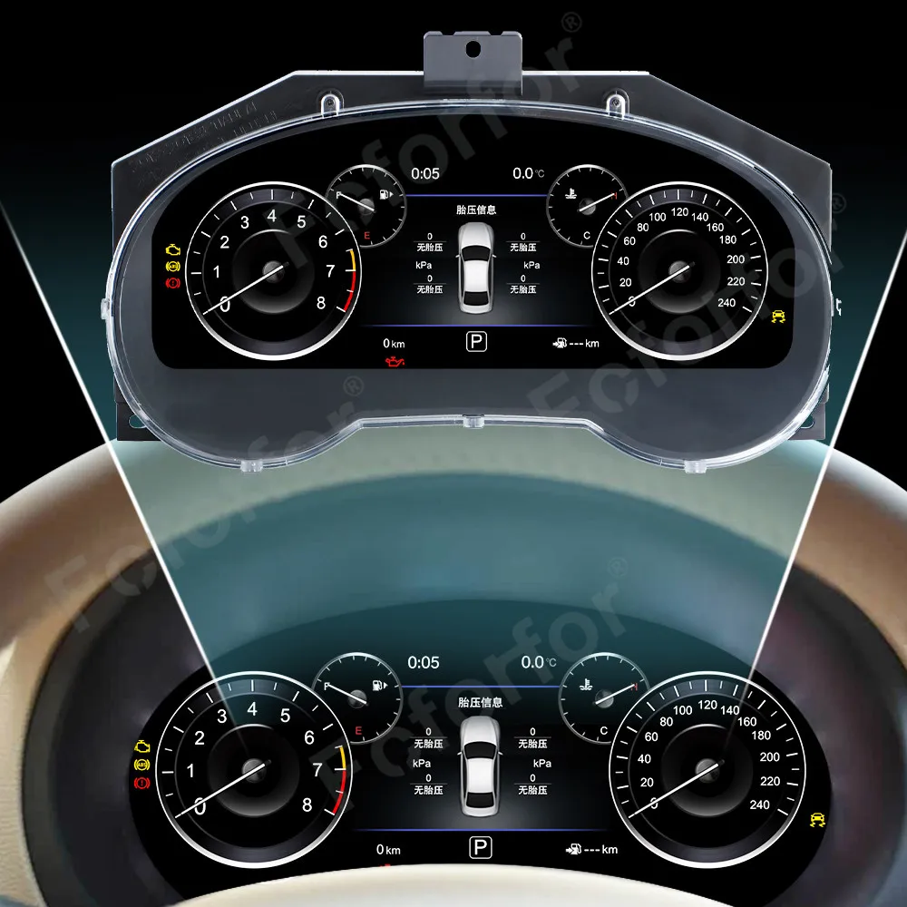 Fofor عداد سرعة السيارة LCD أداة لوحة القيادة الرقمية لوحة العنقودية لنيسان باثفندر 2012 ~ 2020 لوحة القيادة العنقودية