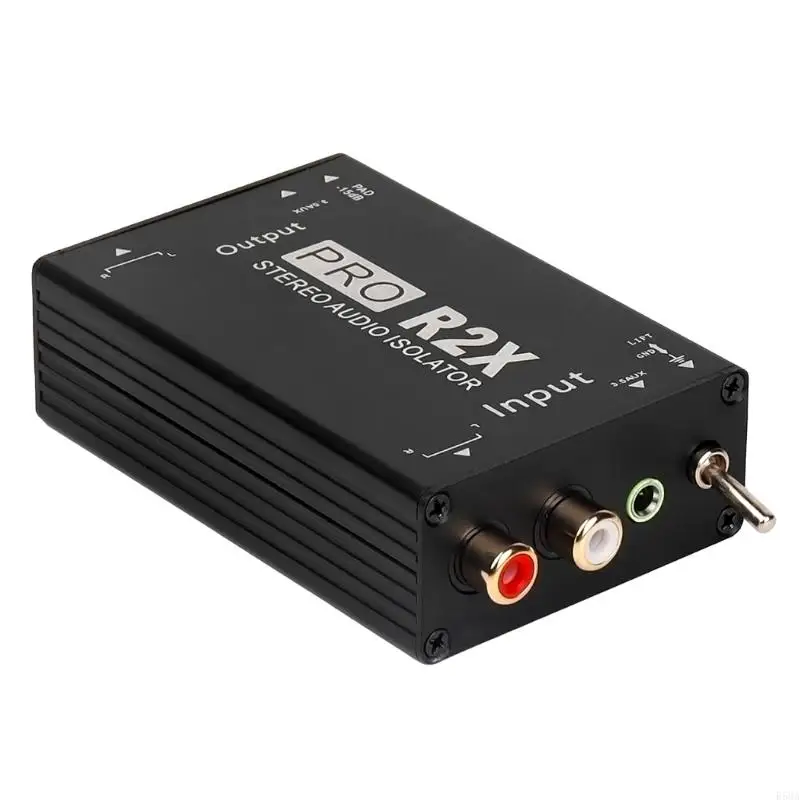 

Compactly Audios Ground Isolator Minimize Ground Looping Interferences in Stereo Systems Professional Audios Setups R58A