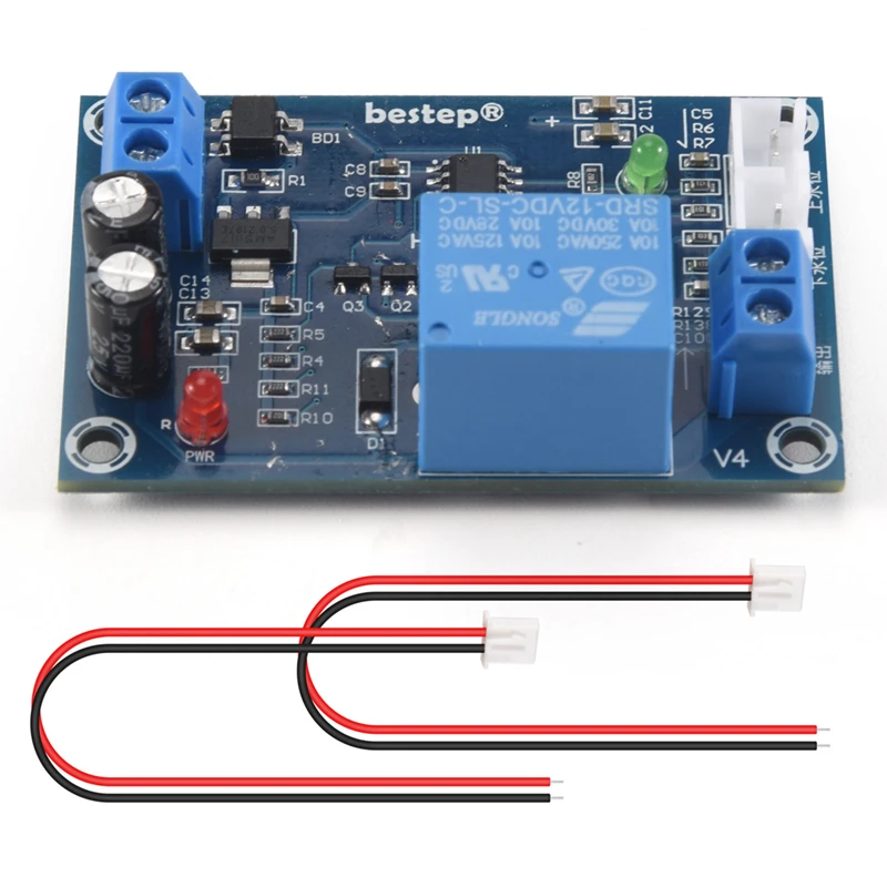 SCLS HCW-M203 Full Automatic Water Level Controller Pump Switch Module 12V Relay Sensors