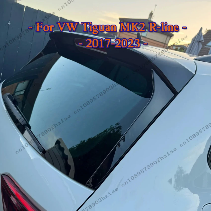

1 Pair Rear Window Side Spoiler Wing Lip For Volkswagen VW Tiguan MK2 R-line 2017-2023 Rear Canard Splitter Auto Accessories