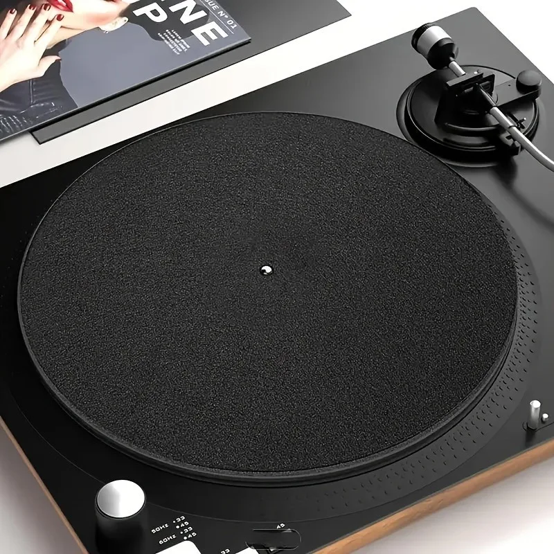 Felt Turntable Platter Mat Slip Mat Audiophile 3mm Thick Turntable Mat For LP Vinyl Record Replacement Accessory 15YE