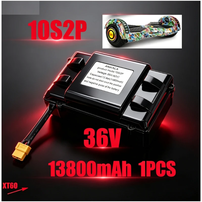 🌸🌸🌸🌸🌸36V 13.8Ah 10s2p Lithium NEW Rechargeable Battery,True for Electric Self-balancing Scooter HoverBoard Unicycle