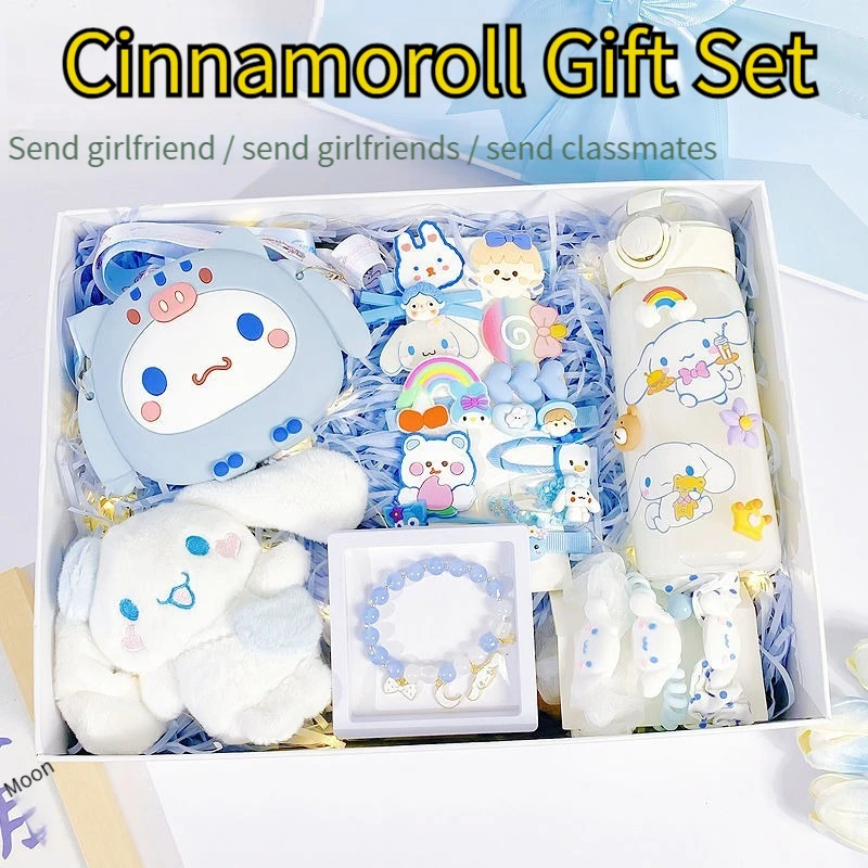 Sanrio Kuromi Holiday Student Stationary Set Send Girlfriend Birthday Gift Box Christmas Surprise Gift Child Student Lovers Gift