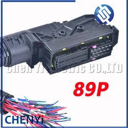 89 Pin Weichai Engine EDC7 Common Rail ECU Auto PC Board Connector With Wire Harness Plug 1928404195 For 0281020048 504122542
