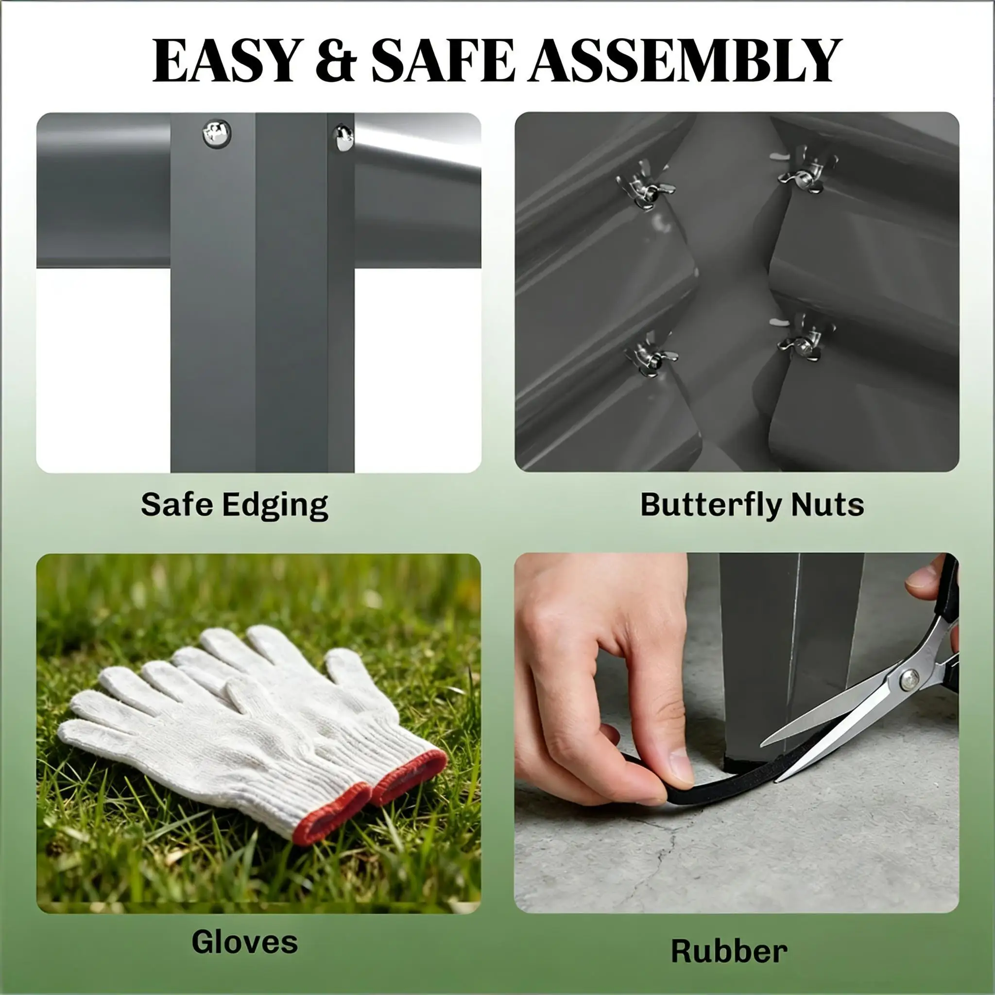 Convenient Flower Boxs,Outdoor Plant Boxs,Raised Garden Bed