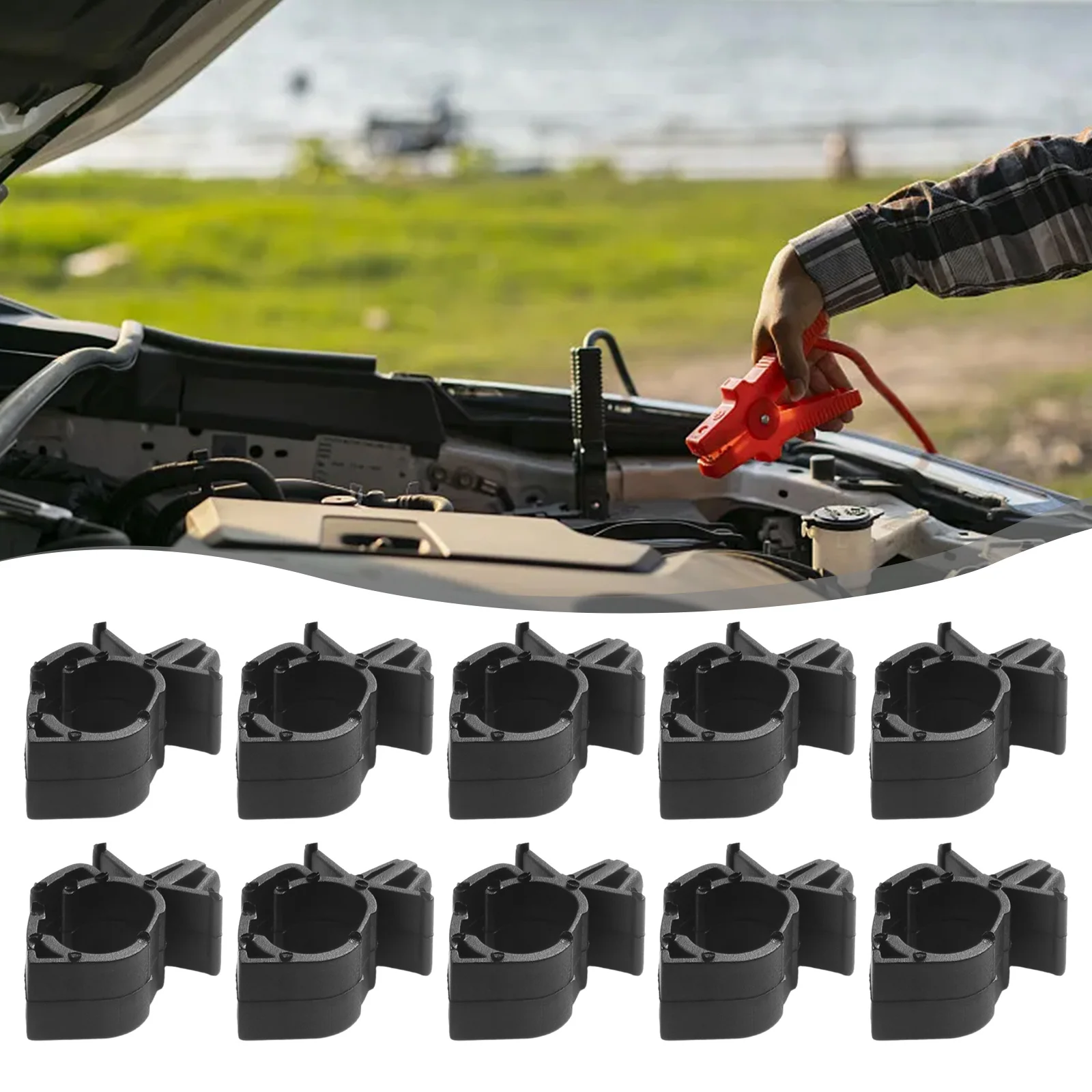 Car Wiring Harness Fastener Lock Wire Cable Hose Clips Tie Wrap Holder  20Pcs  Suitable for All Fixed Clips  Easy Installation