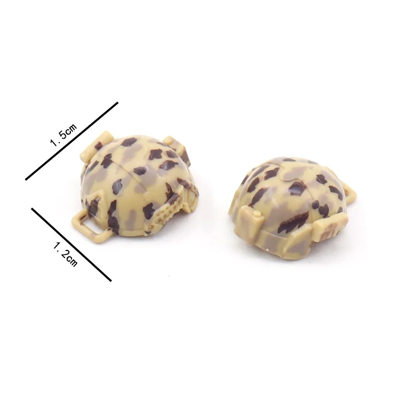 MOC SWAT – gilet de casque de Camouflage des forces spéciales américaines militaires, Mini figurines d'action, accessoire, blocs de construction de l'armée, jouets en brique