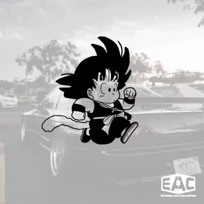 

Dragon Ball Goku running Flying Nimbus anime sticker Flying Nimbus car sticker fuel tank sticker creative personality
