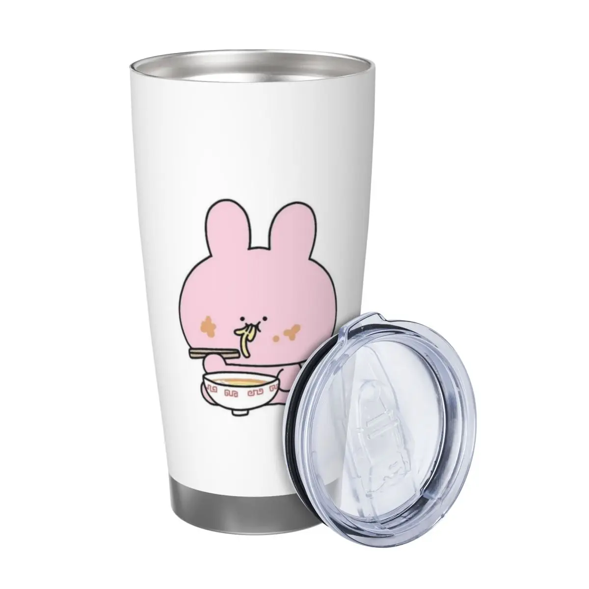 Asamimichaan Cute Asamimi 20oz Cup Large Capacity Car Mug Leak-proof Juice Coffee Cup Food Grade
