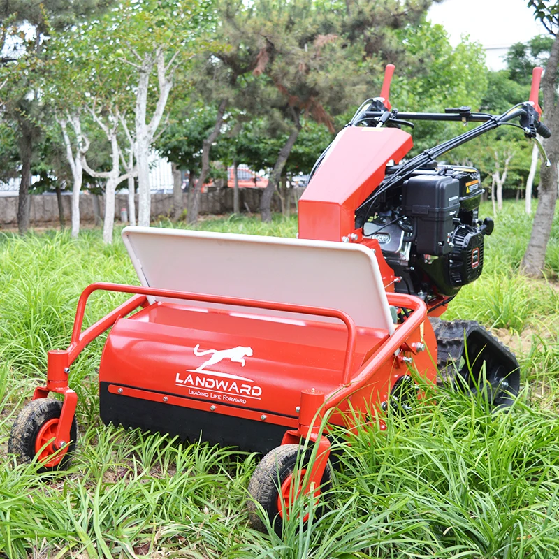 Mini lawn mower CE certification weeding machine portable power weeder high efficiency self propelled mower Customized