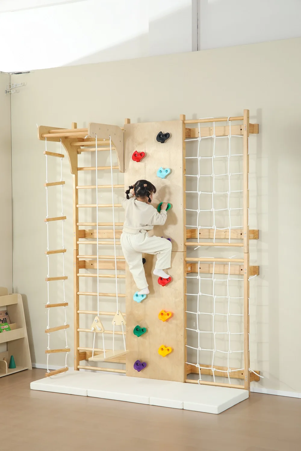 In Stock Indoor Monkey Bars Ki - Kids Outdoor Climbing Frame recension och pris