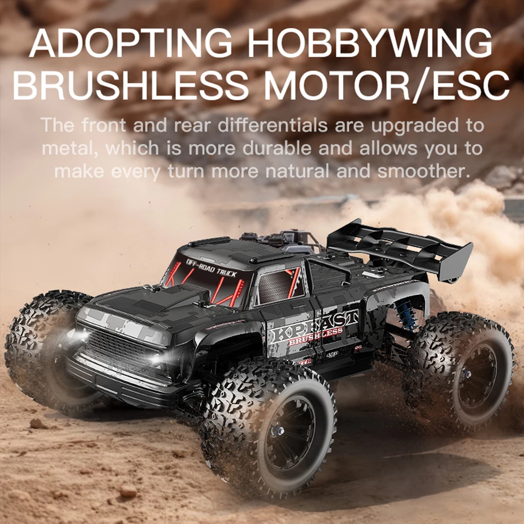 

1/12 KF16 1:12 Fully Proportional 4WD Brushless Remote Control Car Off-road Drift RC Truck 60km/H High-speed Climbing Car Toys