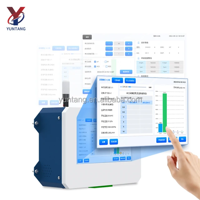

Online Dust Particle Counter Workshop air Cleanliness Environmental Quality Detector