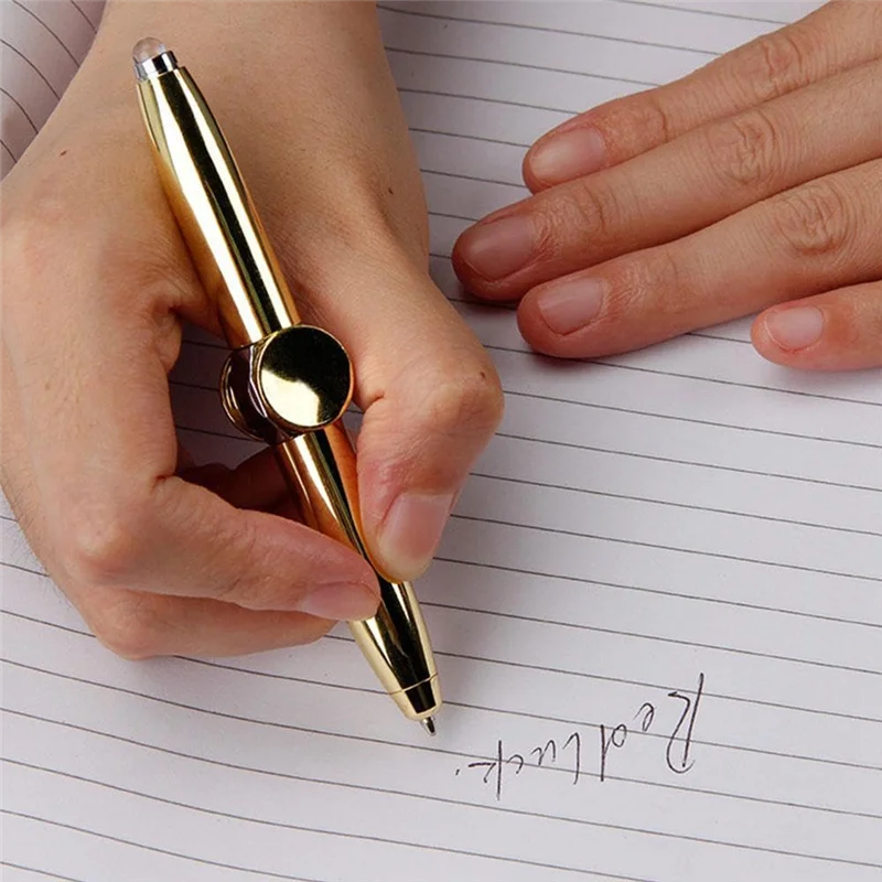 AF91-Spinning Pen, długopis ze światłem LED, narzędzie do pisania, podświetlany długopis, długopis do oświetlenia do pisania w ciemności