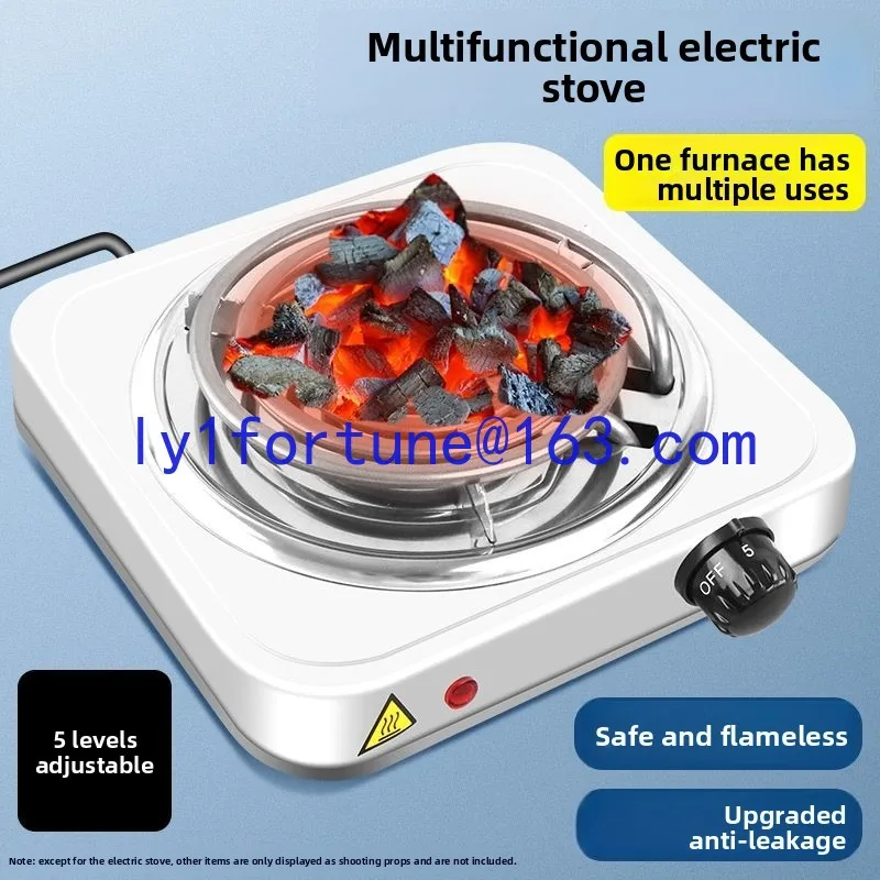 Coconut shell charcoal special Arabic hookah square furnace 5-speed switch convenient electric heating furnace