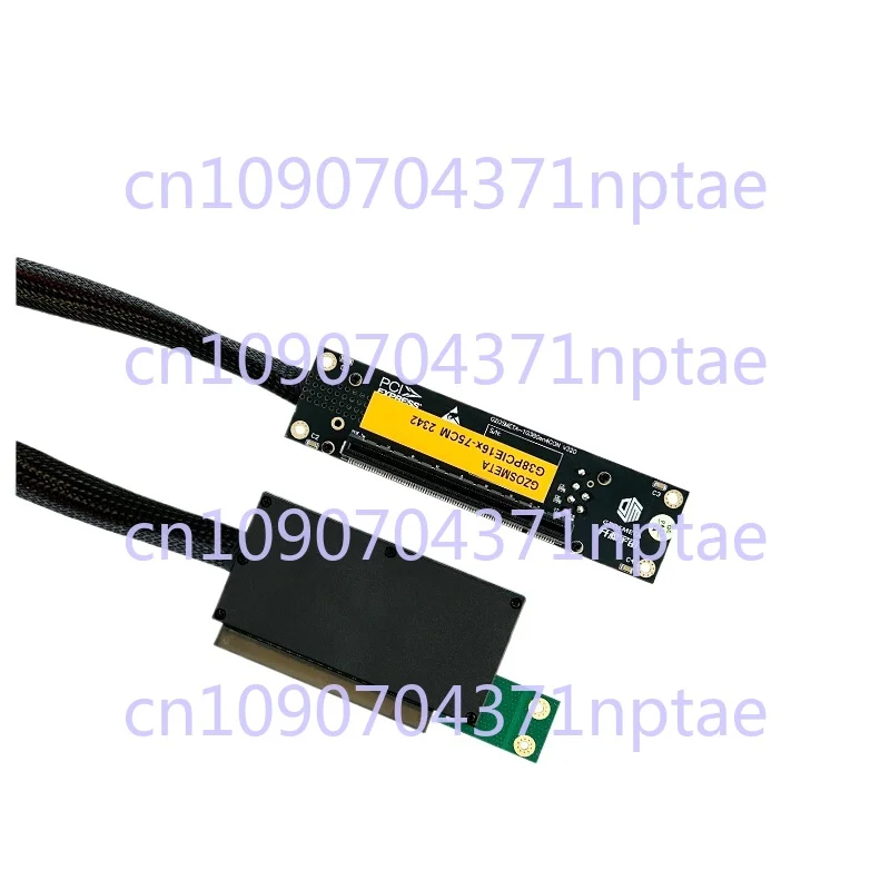 Server Chassis Supports PCIE4.0 Standard 256GT/s PCIE16X Graphics Card Extension Cable Adapter Card