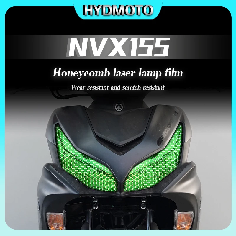 

Защитная пленка для мотоциклетных фар Yamaha NVX155 nvx155 2023, наклейка с Сотами, пленка для лазерной лампы, аксессуары, модифицированные детали