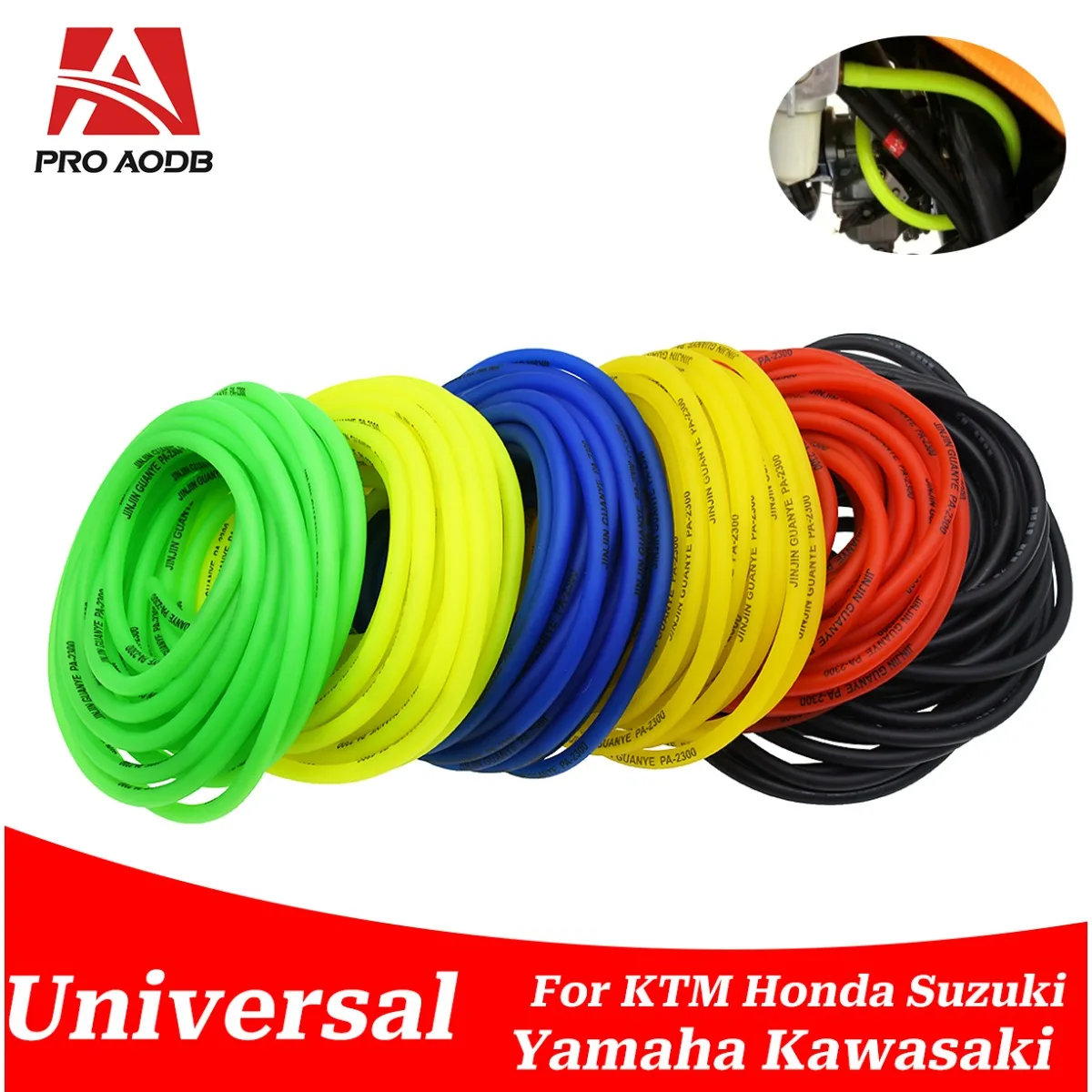 1 Meter 3M 5M Motorcycle fuel filter Motorbike dirt Hose Line Petrol Pipe Fuel Gas Oil Tube For Kawasaki Suzuki KTM Honda Yamaha