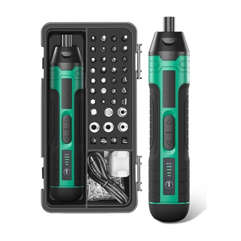 

Electric Screwdriver Set Cordless Screwdriver Rechargeables 5Nm Driver with 105pcs Accessory Powerful Tool