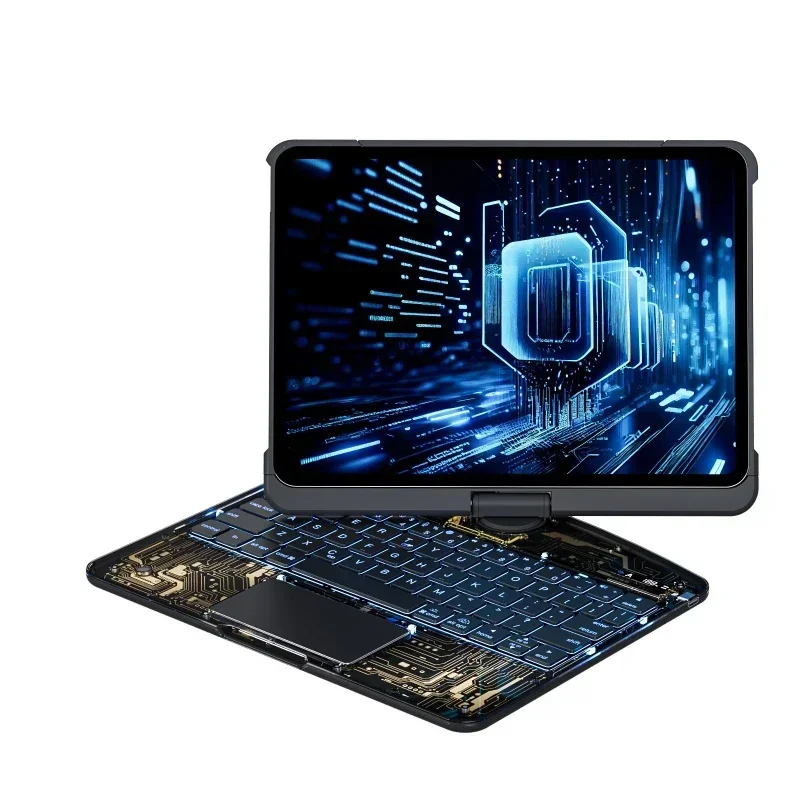 

Transparent rotating iPad magic control keyboard, suitable for Apple Air integrated Pro 132.9 inch, protective case, tablet