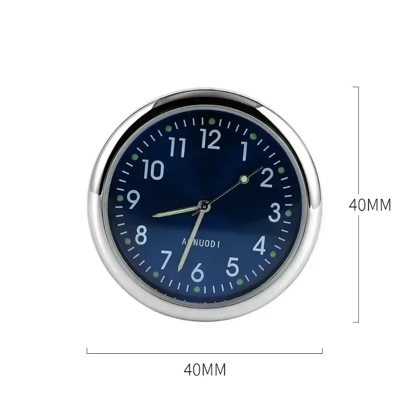 4cm Mini Watch Car Quartz Clock Mini Electronic Clock Waterproof Bicycle Motorcycle Watch Auto Car Clock Dashboard Clock in Car