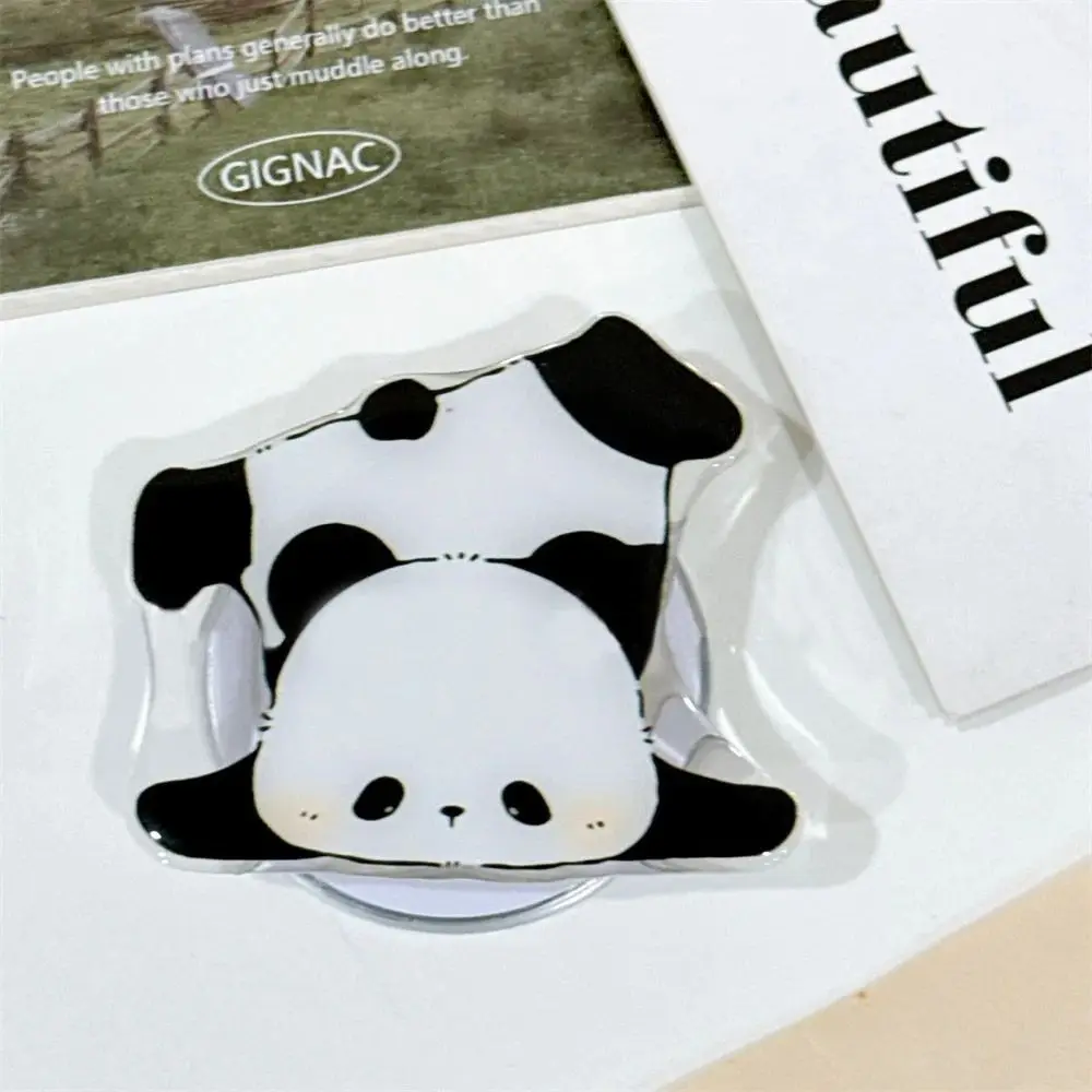 Soporte magnético de Panda bonito de dibujos animados coreanos, soporte Griptok para teléfono para iPhone 16, funda de carga inalámbrica Magsafe