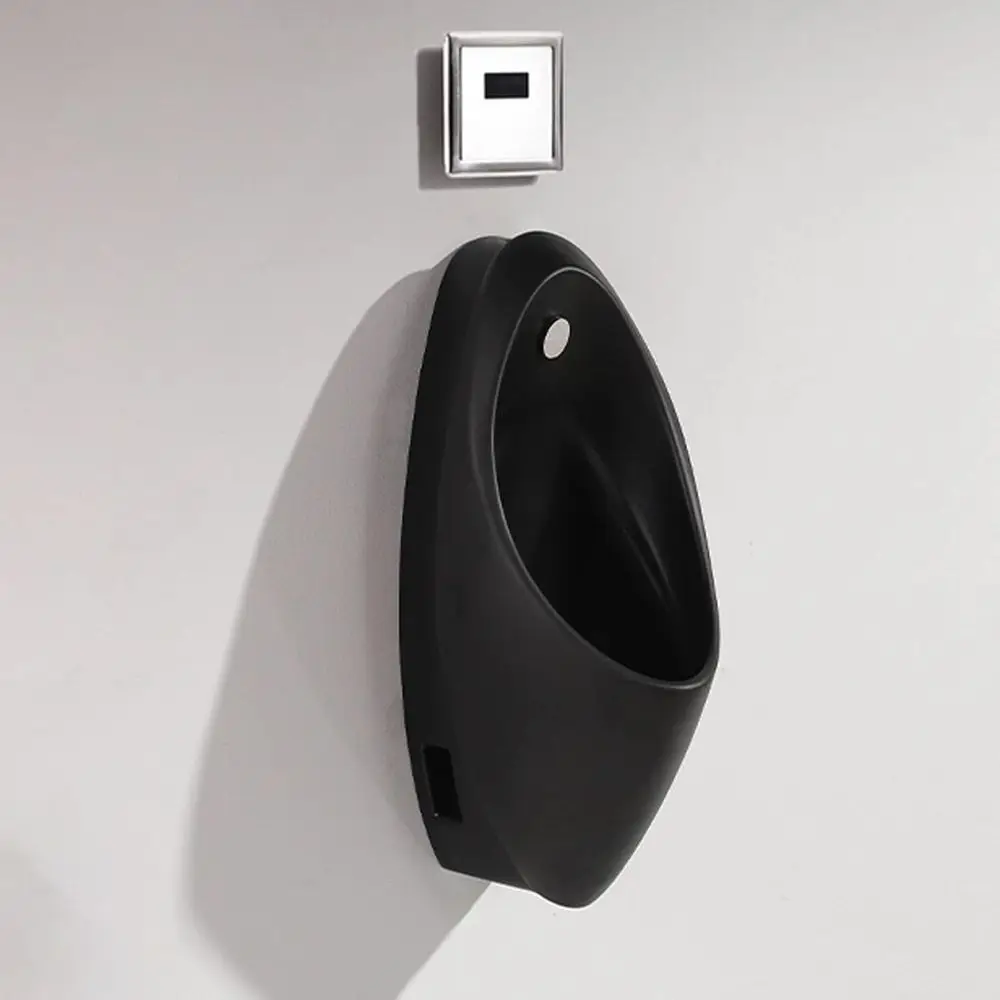 

Mounted Ceramic Urinals, Urinals for Men Spill Proof, Bar Urinal with Sensor Flush Valve, Garage Men's Urinal Troughs, for Hotel