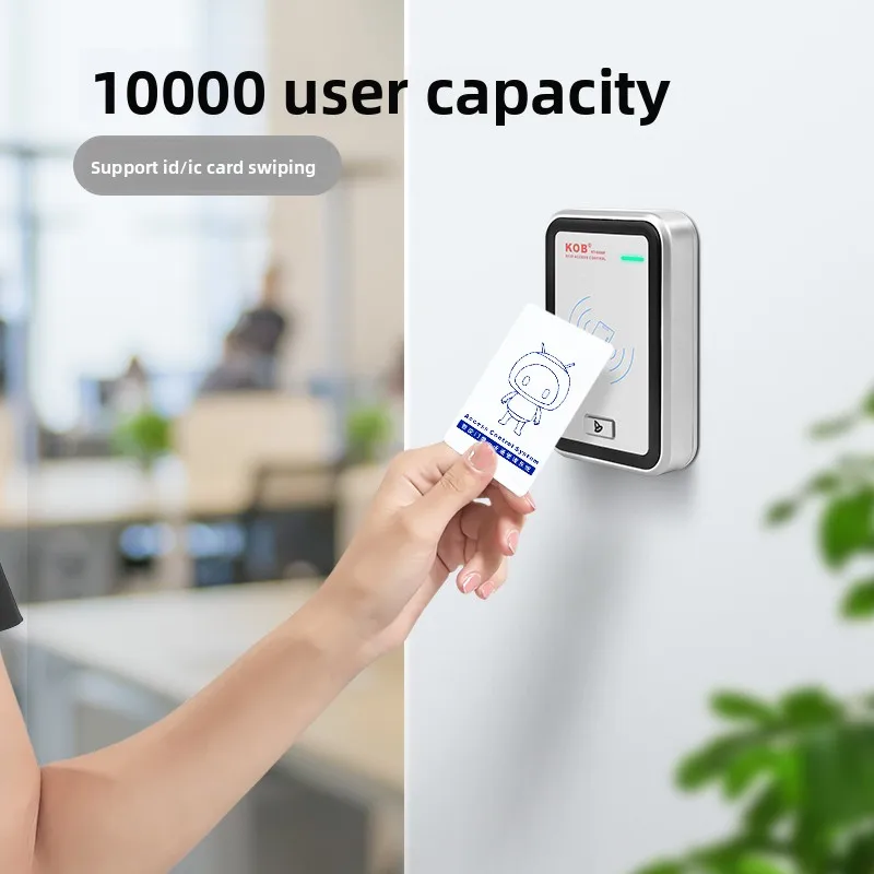 KOB Outdoor ID/IC Card Swiping Metal Waterproof Access Control System Outdoor Host WG26 Access Control Reader Head