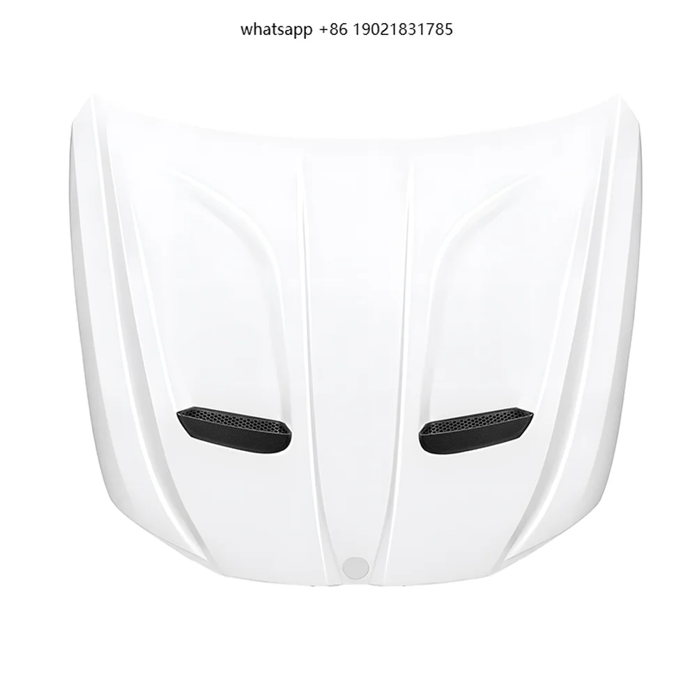 SQ White Primer Finished Carbon Fiber Vented Hood Fits for M5 G90 G99 5 Series G60 G61 2025+ Compression Molded Metal Mold