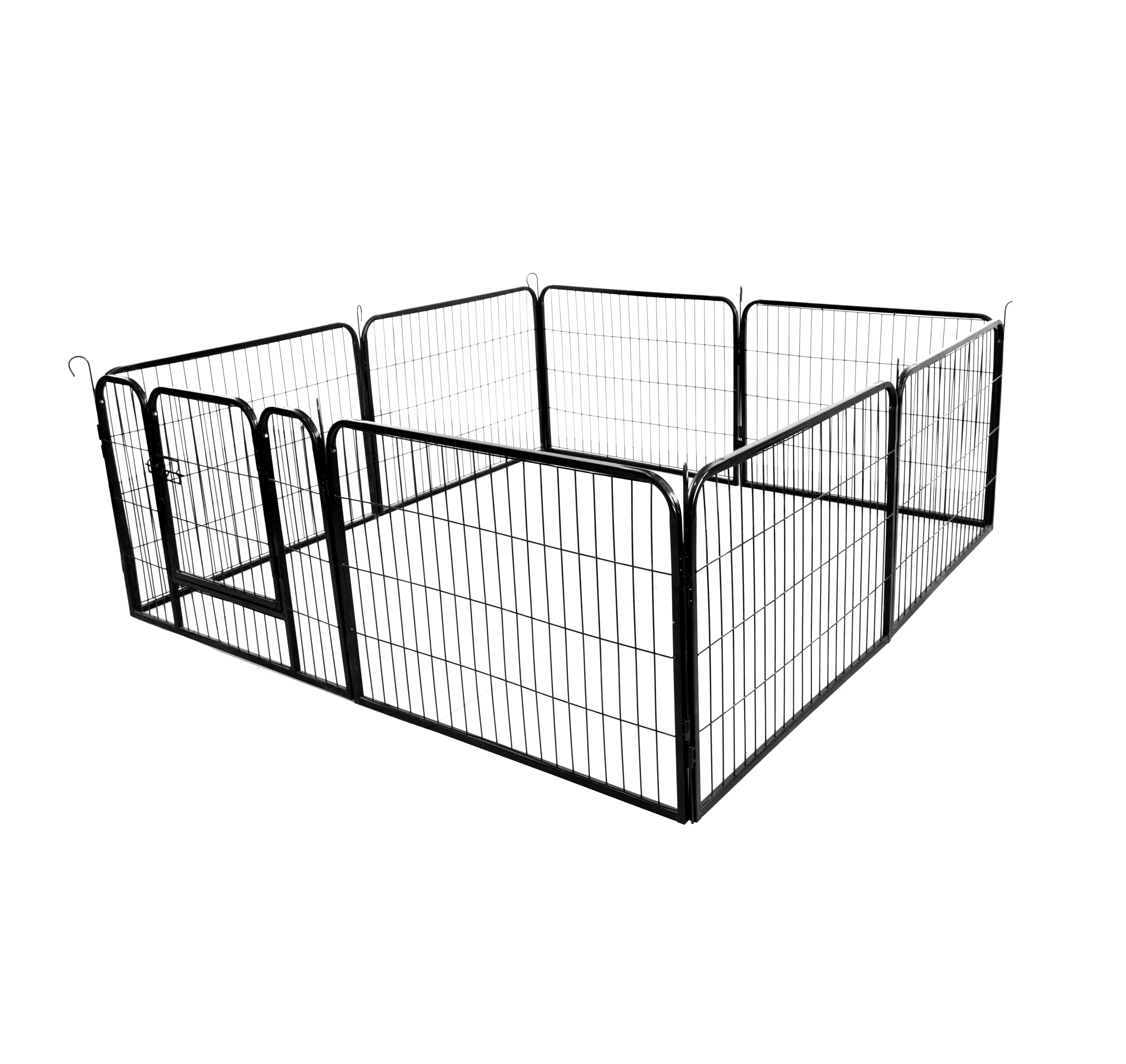 

8-panel Cheap Temporary Expandable Petbaby Dog Fence Kennel Panels