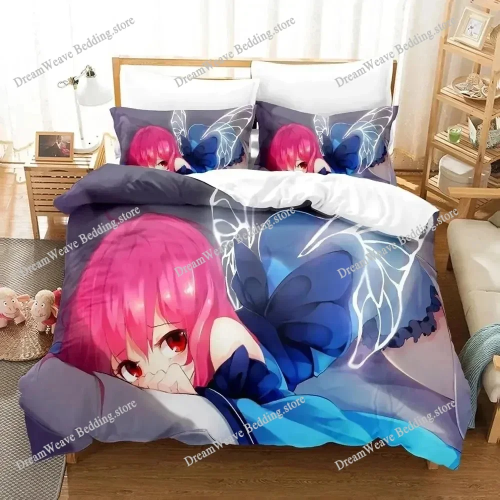 

Girls Anime SHY Bedding Set Duvet Cover Bed Set Quilt Cover Pillowcase Comforter King Queen Size Boys Adult Bedding Set