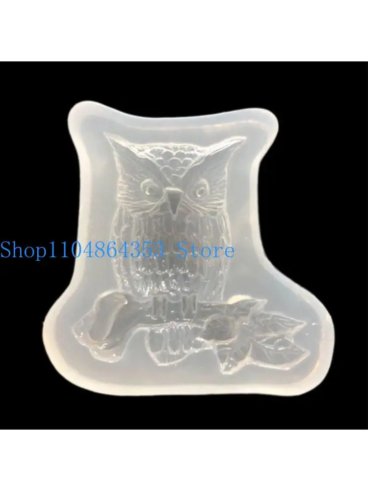 

652F Домашнее украшение Сова УФ-эпоксидная смола с канавкой Простая легкая на Пасху