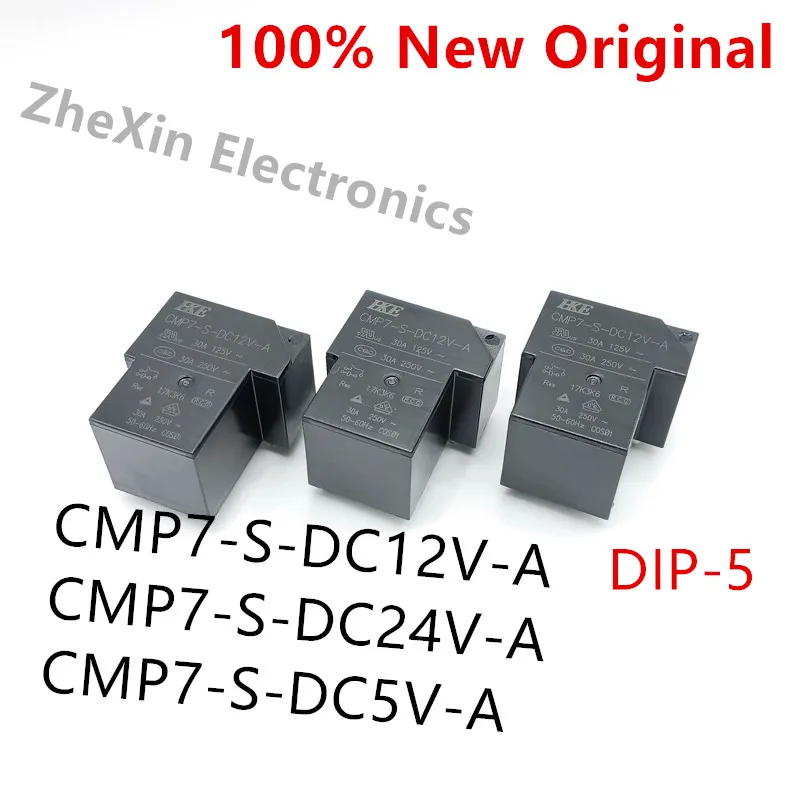 Relé Original, Novo, 5-10Pcs Lot, CMP7-S-DC12V-A, CMP7-S-DC24V-A, CMP7-S-DC5V-A, DIP-5