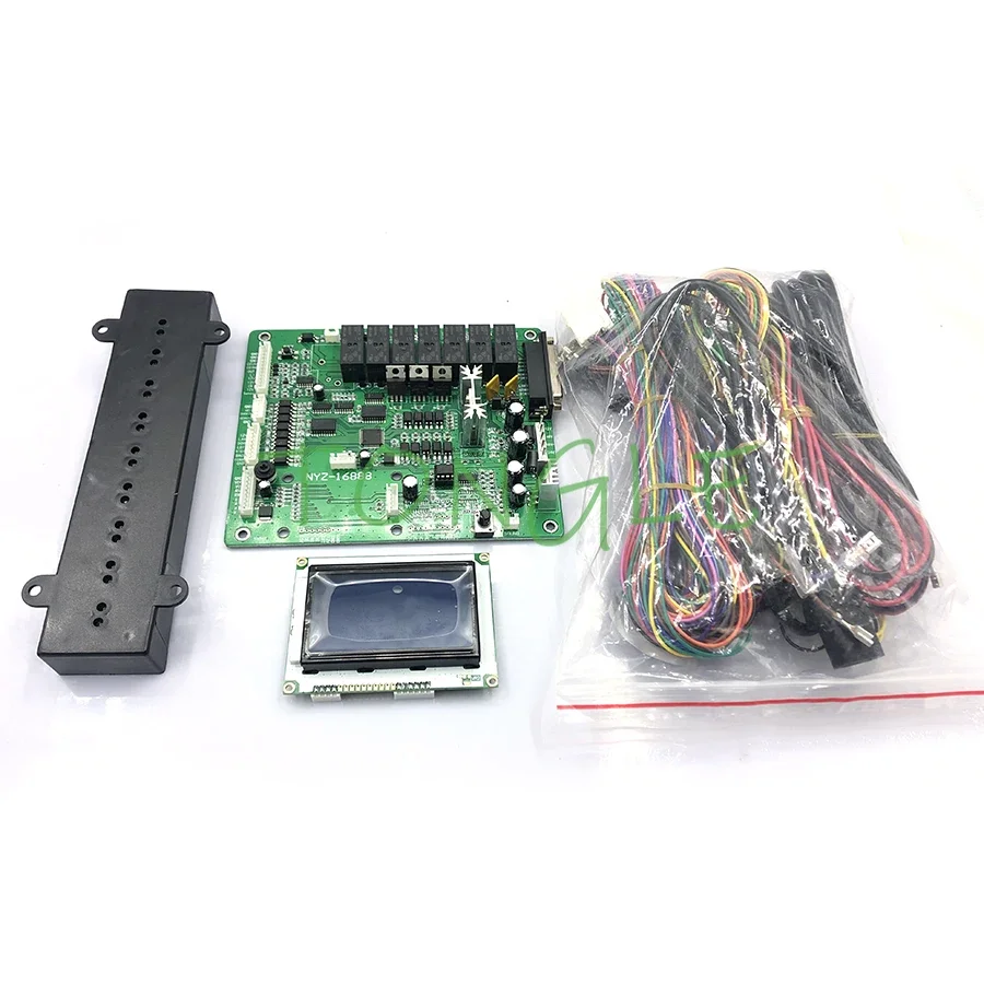 TW English Claw Crane Game Motherboard Connectable Ticket Dispenser with Wire Harness, LCD Display, Prize Counting Sensor