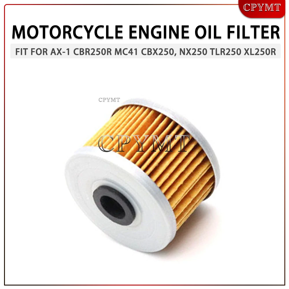 

Oil Filter fit For Cbx 250 Xr250 Xr400 Xr600 Xr650 250 500 650 Nx250 Nx650 Gb500 Trx300 Fourtrax 300 400 Motorcycle Accessories