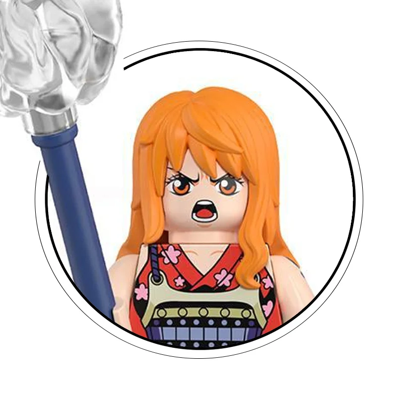 72-teiliges Neues Modell Luffy Zoro Nami Sanji Chopper Bausteine Mini-Actionfiguren Zubehör Weihnachtsgeschenke für Kinder