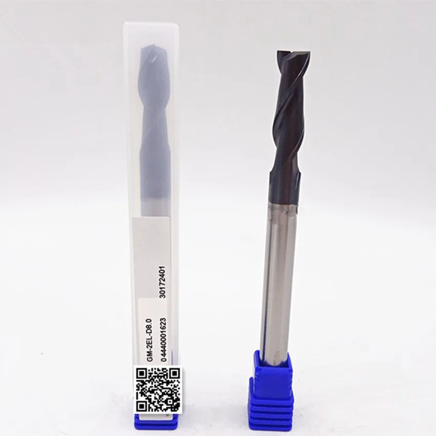 ZCC.CT GM-2EL-D8.0/GM-2EL-D10.0/GM-2EL-D12.0/GM-2EL-D14.0/GM-2EL-D16.0/GM-2EL-D20.0 Frese piatte a lama lunga a due scanalature 1 pz/scatola