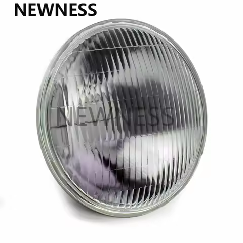 7"Motorcycle Retro Headlight Glass Lens Motorcycle Headlamp Halo Projector Halogen For Harley XL883 Honda Yamaha Suzuki Kawasaki