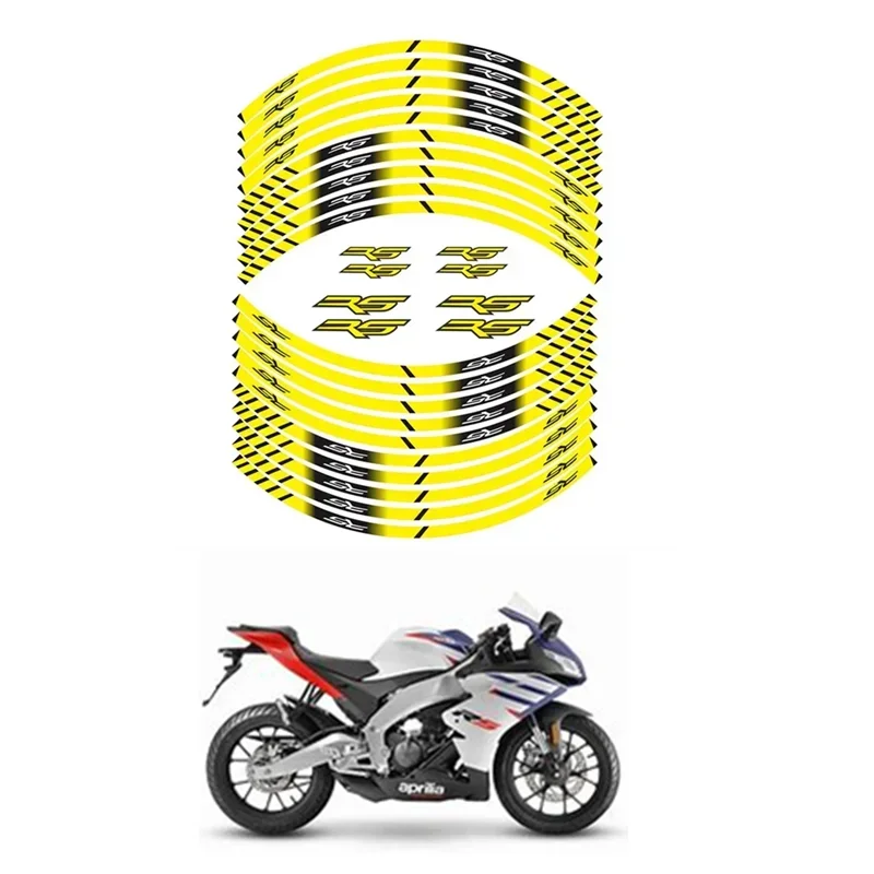 For APRILIA RS RS125 Motorcycle Parts Contour Wheel Decoration Decal Sticker - 2