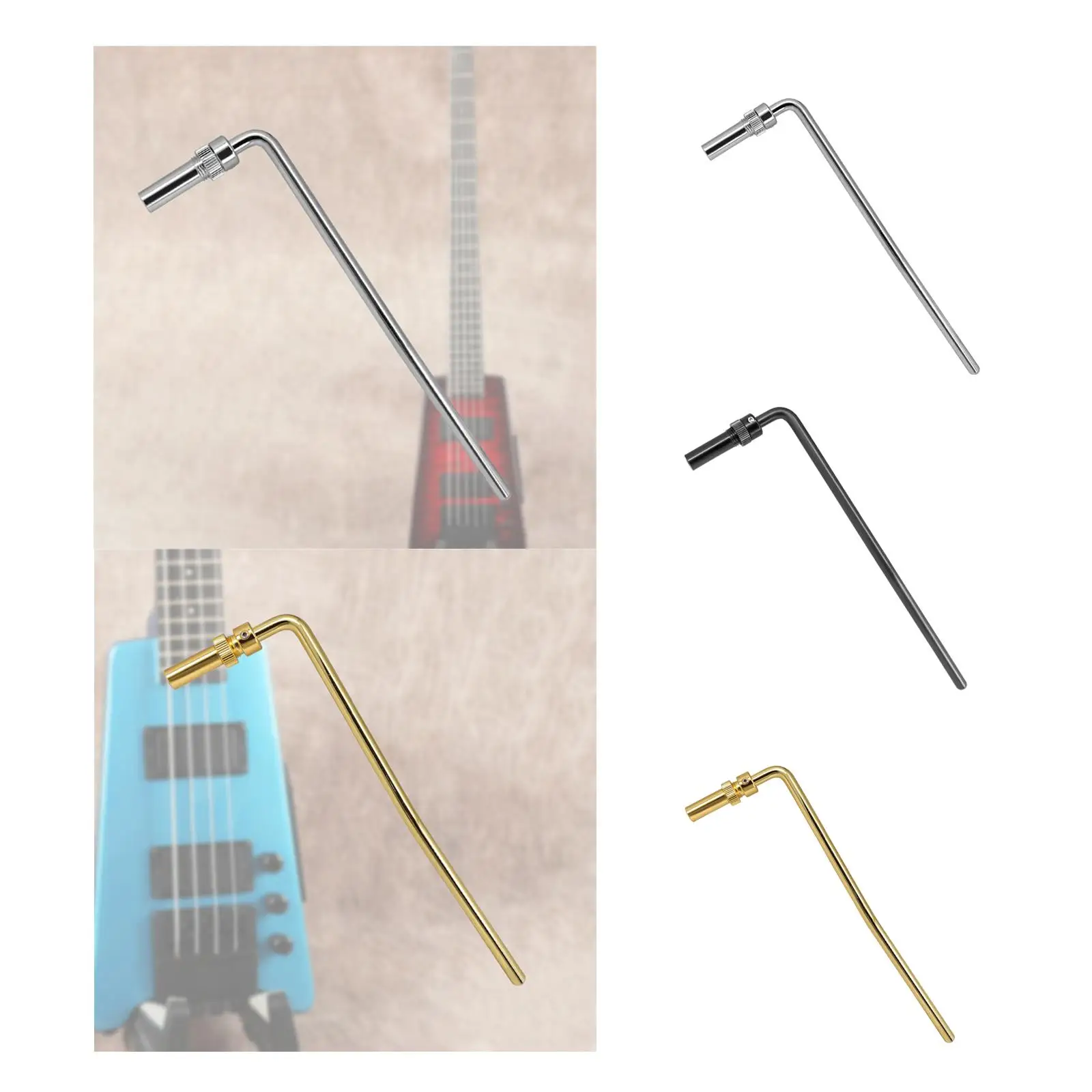 

Electric Guitar Tremolo Arm Accessory Lightweight Metal Double Tremolo Rod